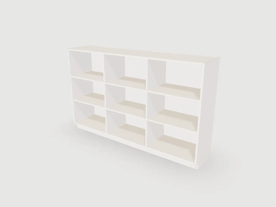 3D render of Low room divider